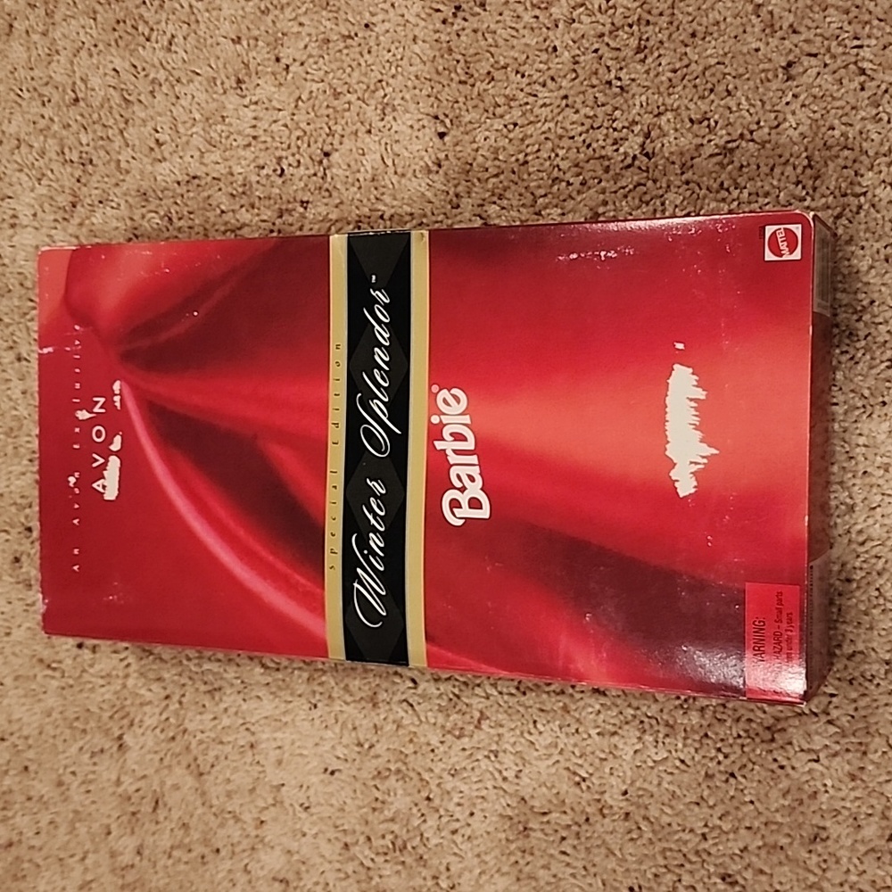 1998 avon winter splendor barbie